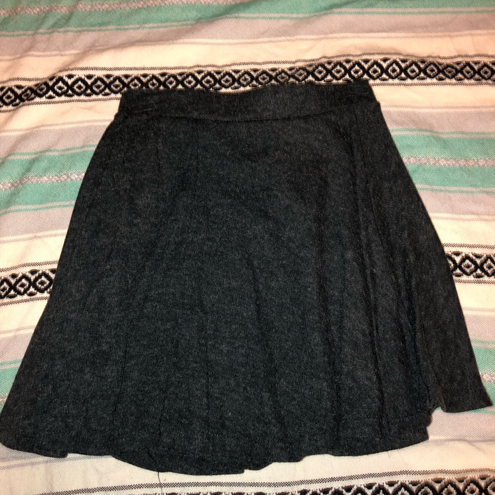 Girls Grey Skater Skirt